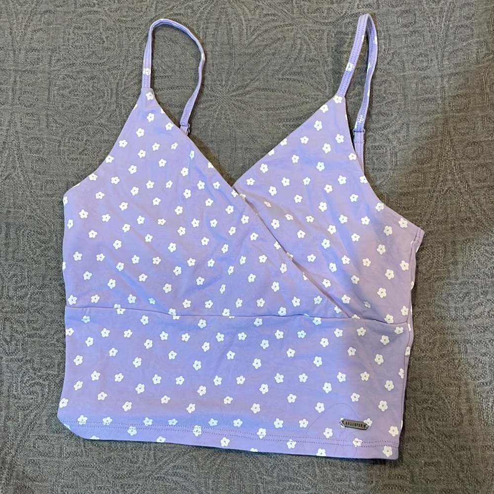 Light purple floral cami